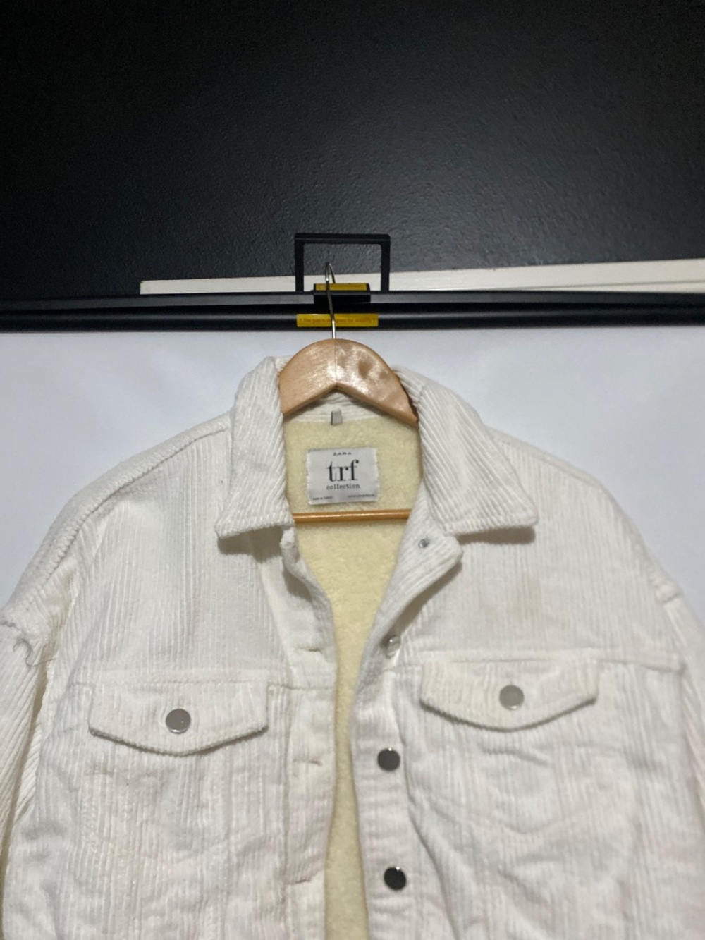 Zara M Cropped Corduroy Trucker Jacket - Picture 4 of 8